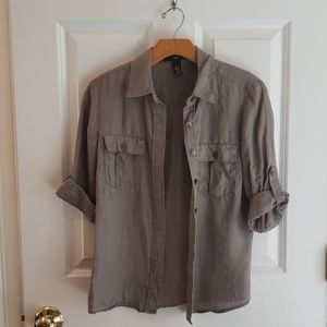 Linen Button Down Shirt